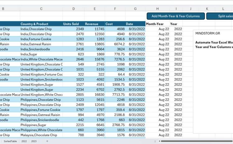  How to Add Month-Year and Year Columns with a Simple VBA Macro!