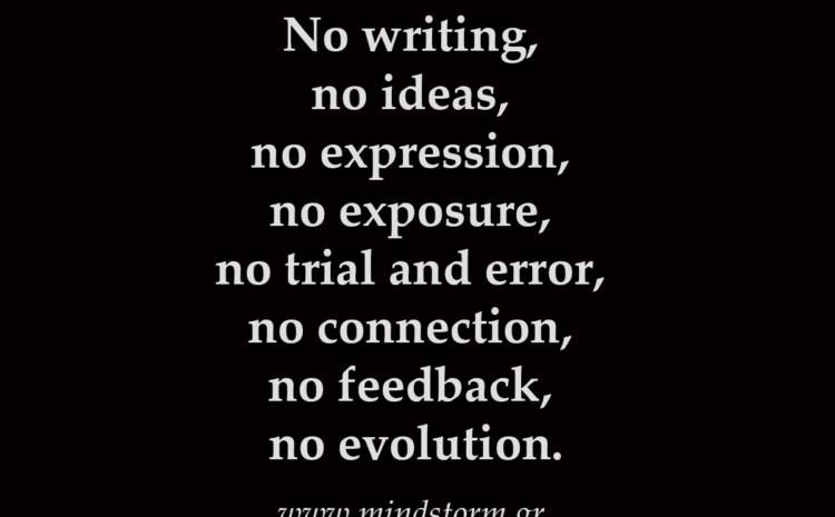  No writing