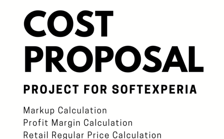  The Excel Box – Cost Proposal