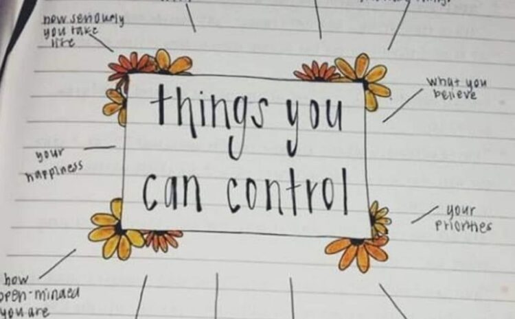  Things you can control