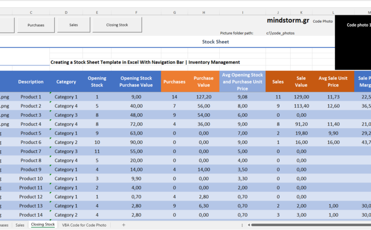  VBA Code to view the picture (if available) of a product on a worksheet – Excel